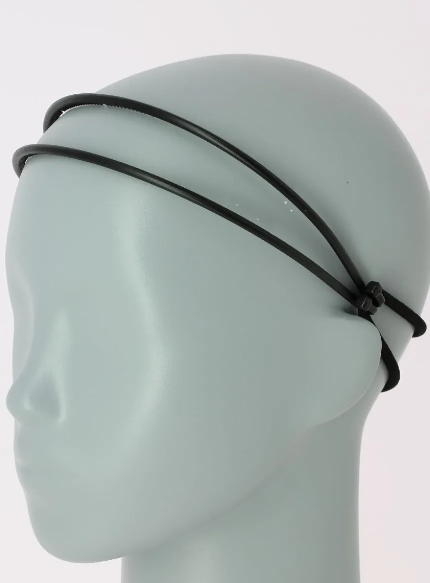 Accessoire coiffure attachés simple Noir