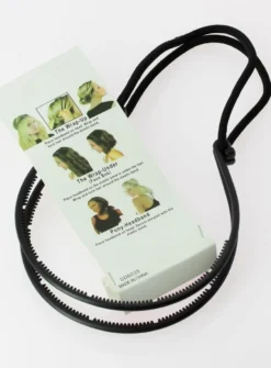 Accessoire coiffure attachés simple Noir