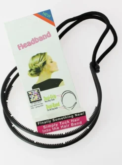Accessoire coiffure attachés simple Noir