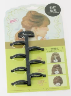 Accessoire coiffure tresse de cérémonie Noir