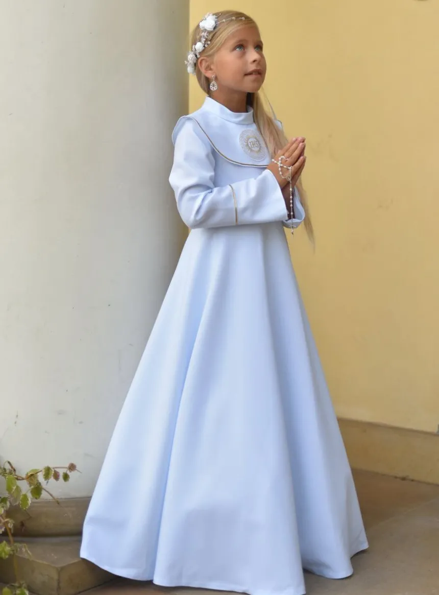 Aube robe communion fille Clea