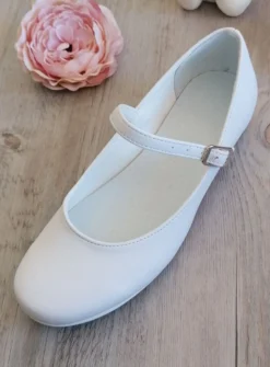 ballerine fille avec lanière sur le côté