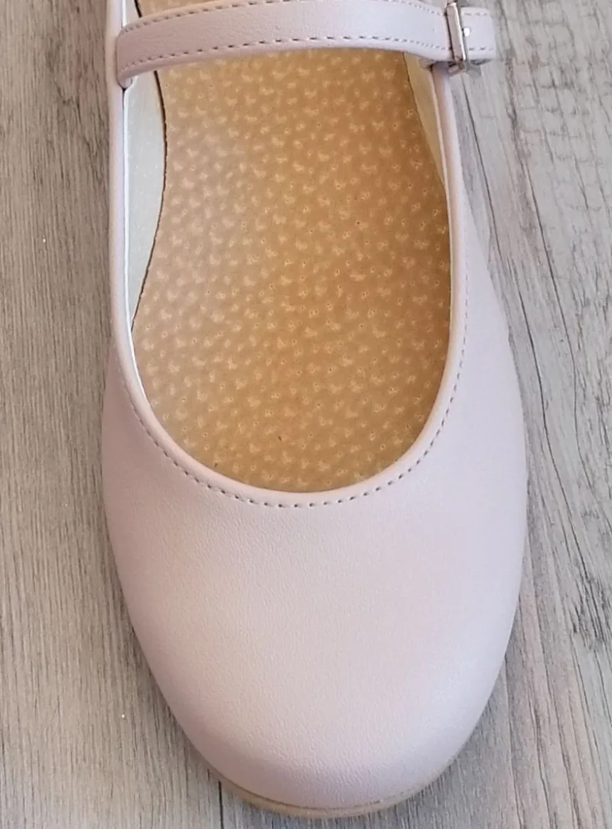 ballerine fille avec lanière sur le côté