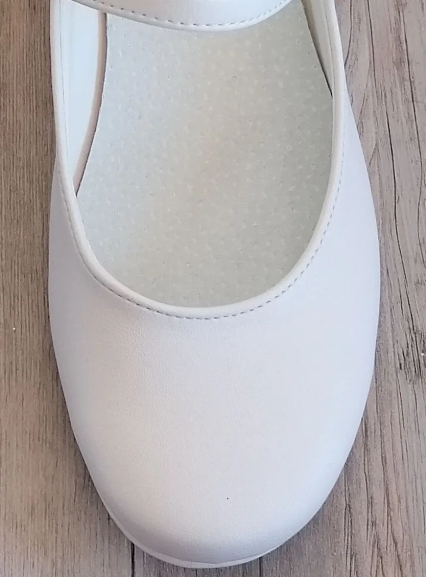 ballerine fille avec lanière sur le côté