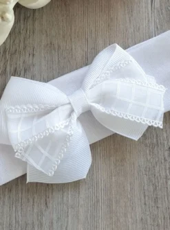 Bandeau baptême mariage fille