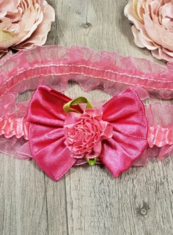 Bandeau bébé noeud et fleur