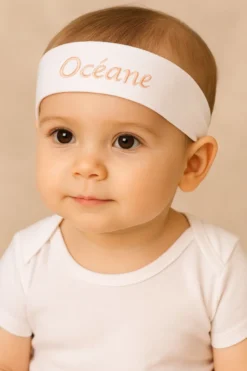 Bandeau bébé ou enfant - Personnalisation en option
