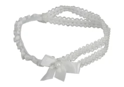 Bandeau bébé perle Ivoire - Ecru