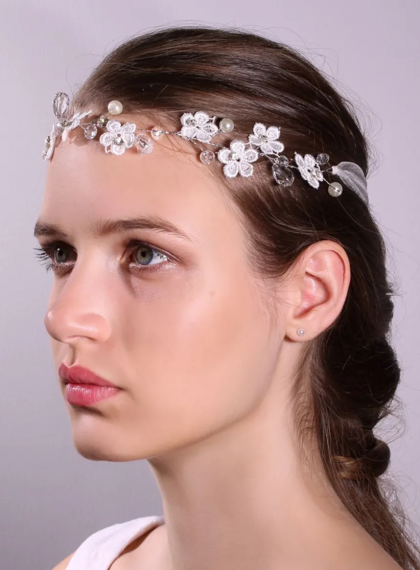bandeau coiffure headband Blanc