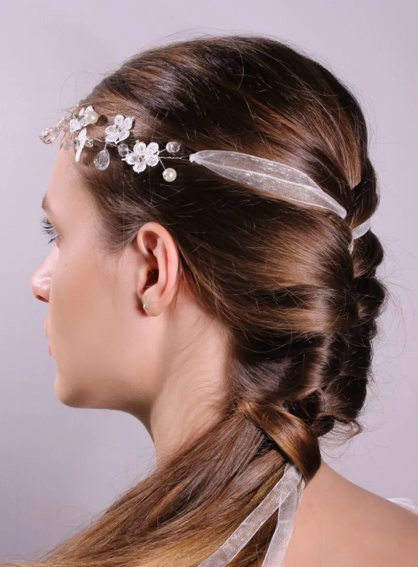 bandeau coiffure headband Blanc