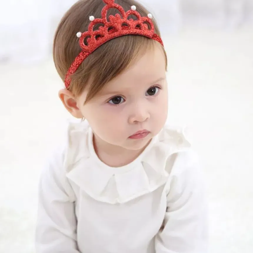 Bandeau couronne princesse petite fille