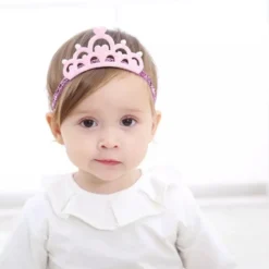 Bandeau couronne princesse petite fille