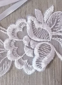 Bandeau dentelle bébé ou petite fille Blanc
