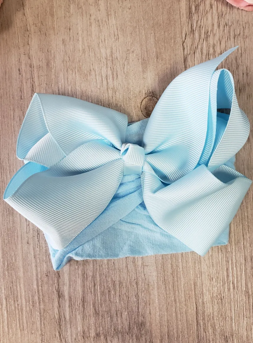 Bandeau large et noeud pour enfant