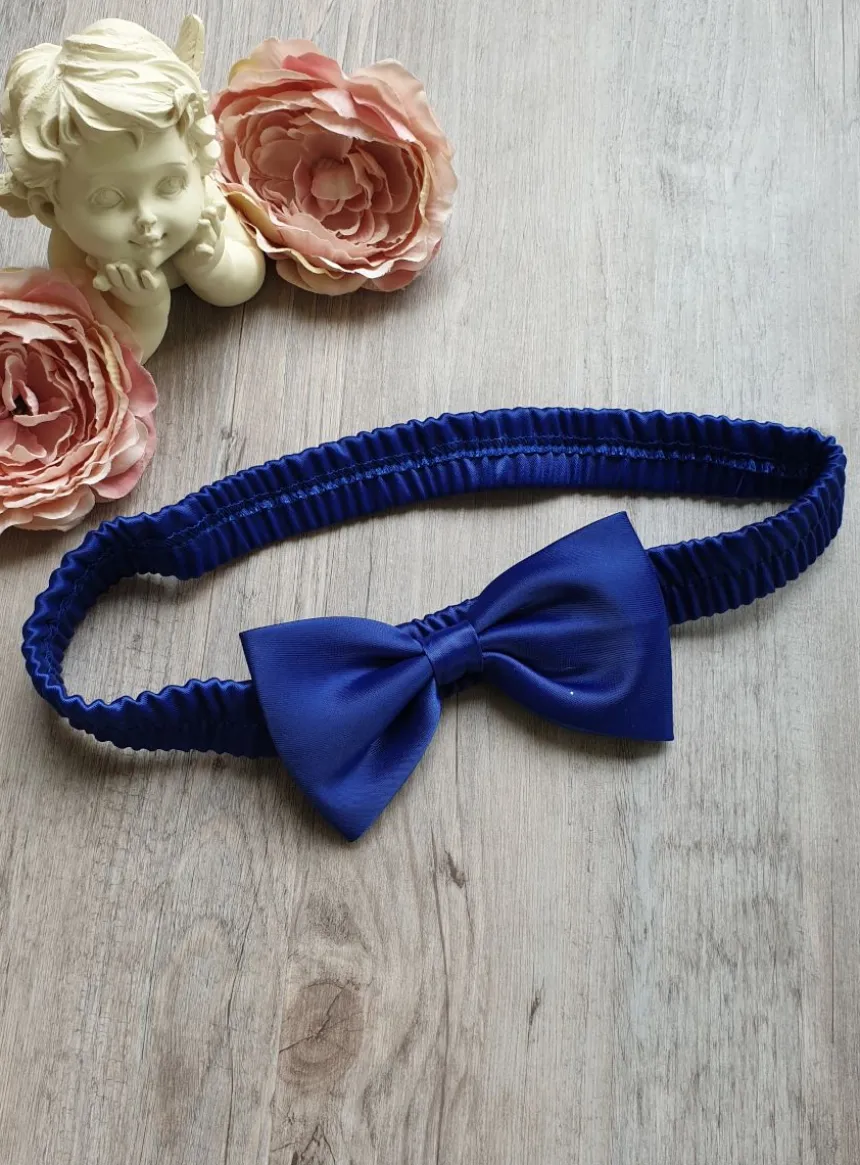 Bandeau large noeud bébé et fille
