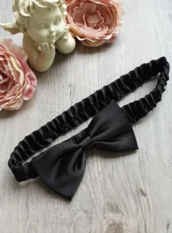 Bandeau large noeud bébé et fille