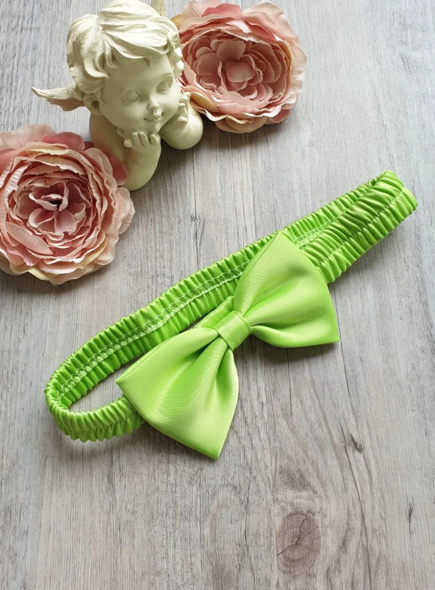 Bandeau large noeud bébé et fille
