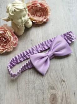 Bandeau large noeud bébé et fille