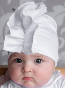 Bandeau turban large froufrou