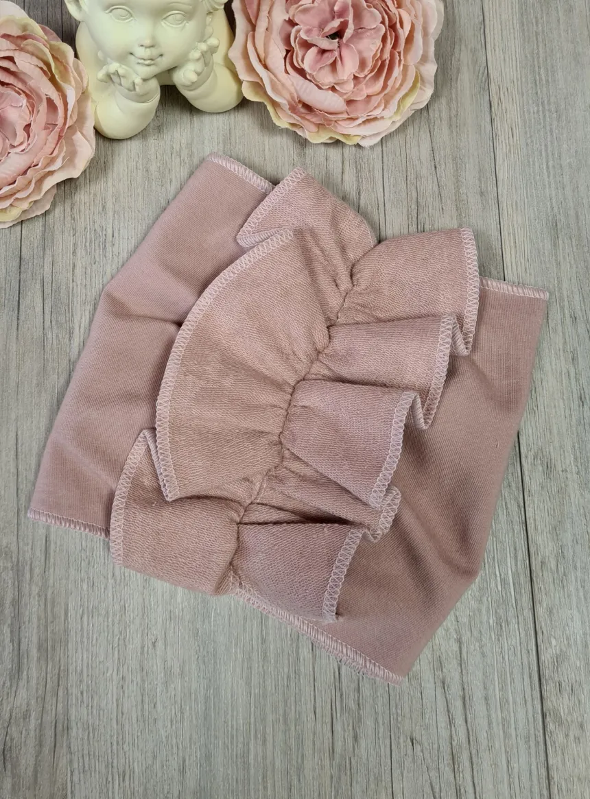 Bandeau turban large froufrou