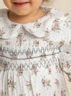 Barboteuse bébé fille coton gaze