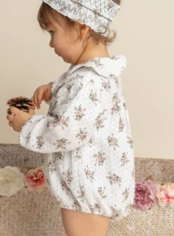 Barboteuse bébé fille coton gaze