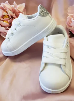 Basket cérémonie paillettes petite fille
