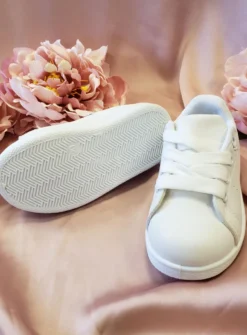 Basket cérémonie paillettes petite fille