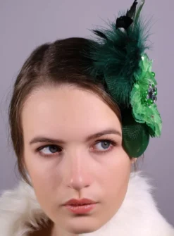Bibi pour cheveux avec plume