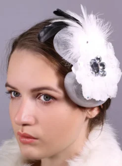 Bibi pour cheveux avec plume