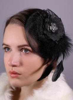 Bibi pour cheveux avec plume