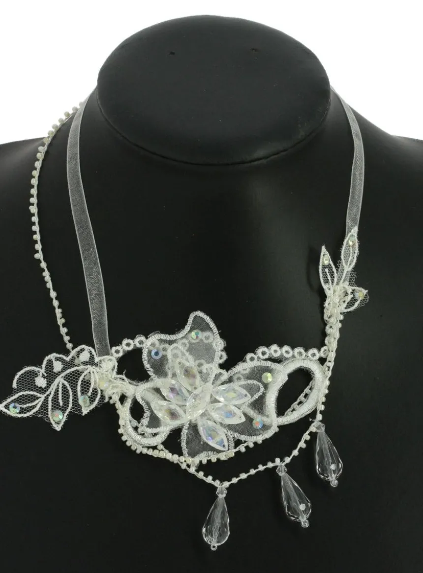 Bijou dentelle pour mariée Ivoire - Ecru