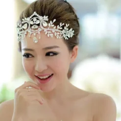 Bijou de tęte : couronne large de strass mariage oriental