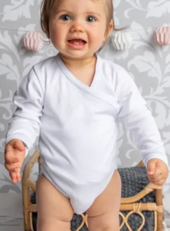 Body mixte bébé avec ouverture portefeuille