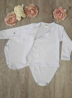 Body mixte bébé avec ouverture portefeuille