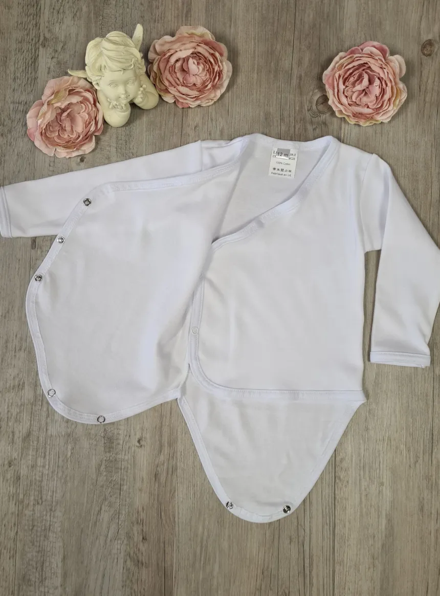 Body mixte bébé avec ouverture portefeuille