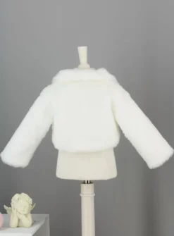 Boléro bébé fille en fourrure