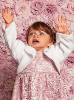 Boléro bébé fille polaire