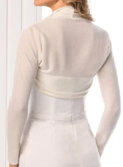 Boléro en maille fine femme