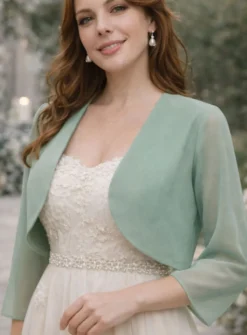 Boléro femme en mousseline