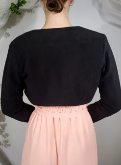 Boléro polaire femme court