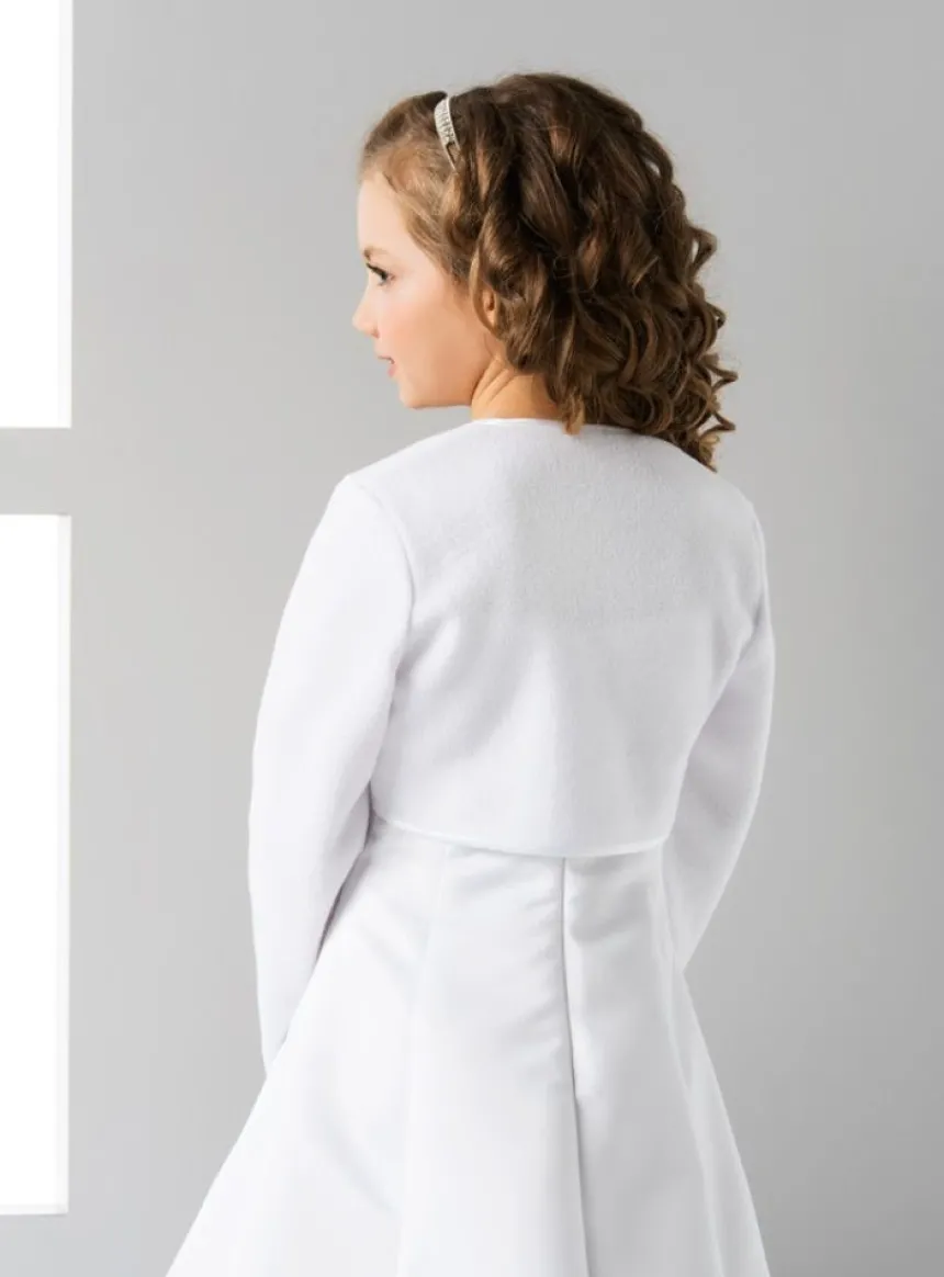 Boléro polaire fille manches longues
