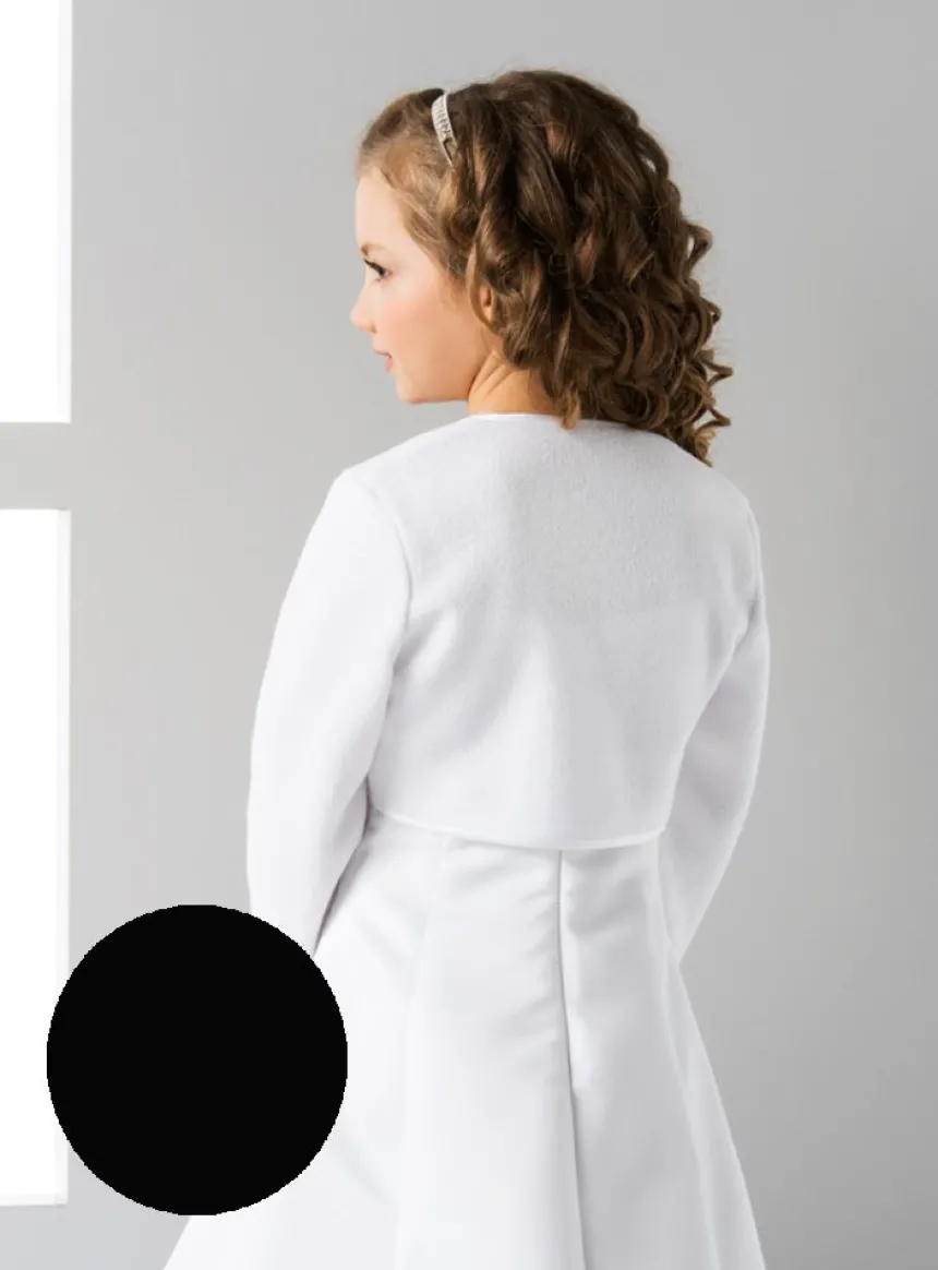 Boléro polaire fille manches longues