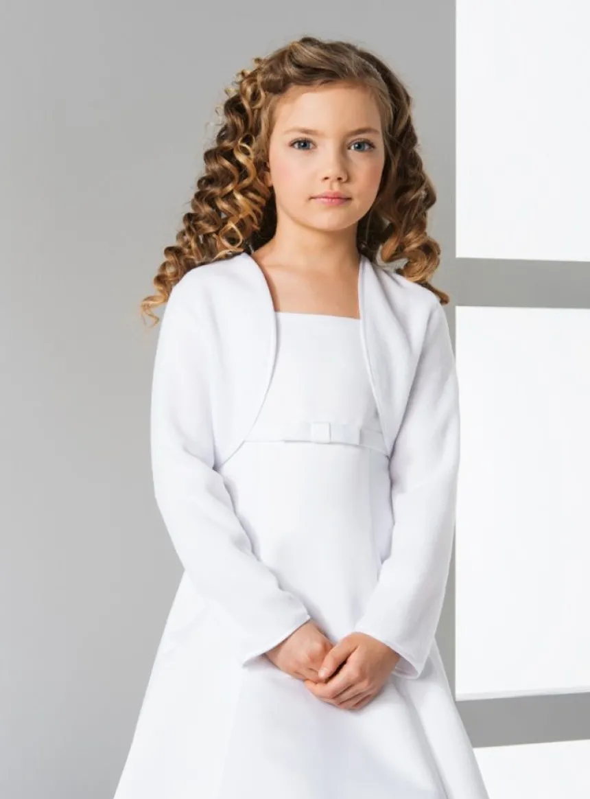 Boléro polaire fille manches longues