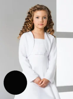 Boléro polaire fille manches longues