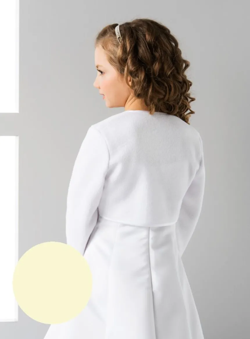 Boléro polaire fille manches longues