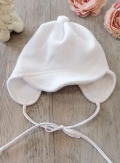 Bonnet de baptême bébé garçon hiver