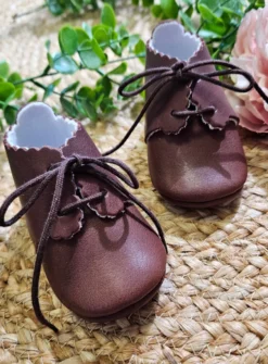 Bottillons cuir bébé garçon cérémonie