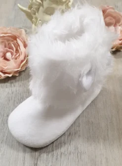 Bottines bébé blanches fille
