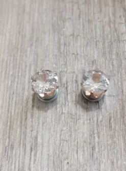 Boucles d'oreilles strass aimant